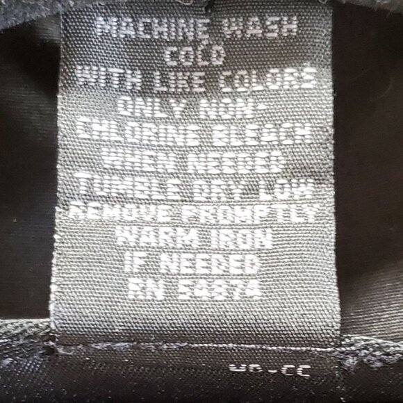 The Limited Stretch Black Long Sleeves Peplum Blouse. Size M - Picture 4 of 8